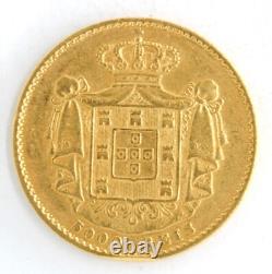 Kingdom of Portugal 1880 5000 Reis Ruler Luiz I. 917 Fine Gold Coin KM# 516 Kingdom of Portugal 1880 5000 Reis Ruler Luiz I. 917 Fine Gold Coin KM# 516