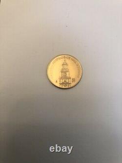 Limited Edition. 500 Fine Gold Bicentennial Independence Hall Coin