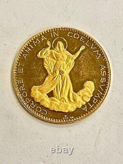 Look 1958 Pius Xii. 900 Fine Gold Vatican Coin, See Other Gold Coins