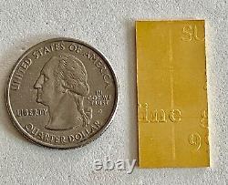 Look 6- 1 Gram (999.9 Fine) Gold Valcambi Bars, See Other Gold, Silver & Coins