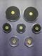 Lot Of (7) Monarch Precious Metals 1/4 Gram. 999 Fine Gold Horseshoe Coin In Cap