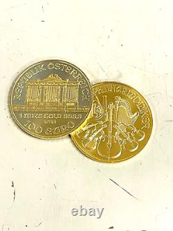 Lot of 10 Gold 2023 Gold 1 oz Austria Philharmonic Gold 1 oz. 9999 fine Coins