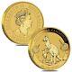 Lot Of 2 2020 1/10 Oz Australian Gold Kangaroo Perth Mint Coin. 9999 Fine Bu