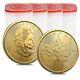Lot Of 40 2023 1 Oz Canadian Gold Maple Leaf $50 Coin. 9999 Fine Bu 4 Roll