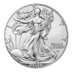 Lot of 5 2024 American Silver Eagle $1 Coin 1 oz. 999 Fine Silver BU