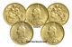 Lot Of 5 Pre-1933 Gold Queen Sovereigns Extra Fine To About Uncirculated (xf-au)