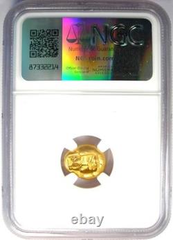 Lydia Kroisos Gold AV Stater Croesus Lion Coin 561 BC. Certified NGC Choice Fine