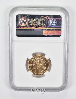 MS70 1986 $10 American Gold Eagle 1/4 Oz. 999 Fine Gold NGC 1913
