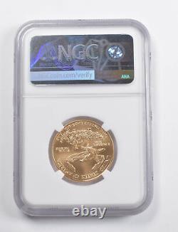 MS70 1995 $25 American Gold Eagle 1/2 Oz. 999 Fine Gold NGC 3406