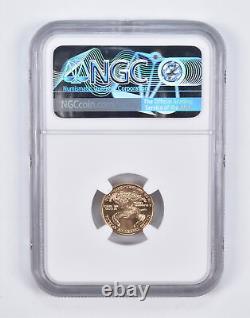 MS70 1996 $5 American Gold Eagle 1/10 Oz. 999 Fine Gold NGC 2124