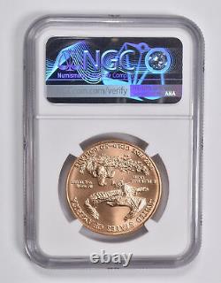 MS70 1999 $50 American Gold Eagle 1 Oz. 999 Fine Gold NGC 3721