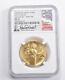 Ms70 2015-w $100 Liberty Series 1 Oz. 999 Fine Gold Signed Everhart Ngc 2595