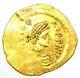 Maurice Tiberius Av Tremissis Gold Byzantine Coin 582 Ad Good Vf (very Fine)