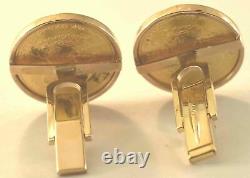 Mens 1987 1/10 Fine Gold 5 Dollar Coin Cufflinks