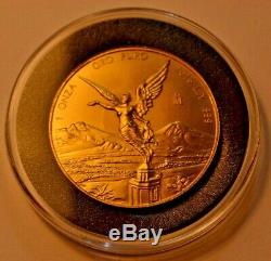Mexico 2014 Libertad Onza 1 oz. 999 fine gold coin 31.11 grams