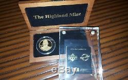 Michael Jordan 1oz. 999 Fine Gold Upperdeck SP#10 Only 100 (EXIST) Highland Mint