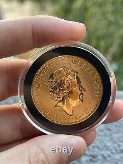 Mint 2021 Britannia 1 Oz/Ounce 999.9 Fine Gold Coin, Royal Mint NEW in Capsule