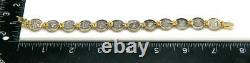 Mystery Designer Greek 14K Gold Signed Greek Coin Sterling Silver 925 Bracelet