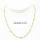 Nyjewel Roberto Coin 18k Yellow Gold 7 Station Diamond Dog Bone Necklace 16.75