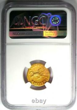 Nero AV Aureus Gold Ancient Roman Coin 54-68 AD. Certified NGC Fine Rare