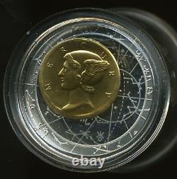 Niue 2013 $50 Gilded Proof 6 oz. 999 Fine Silver Fortuna Redux Cylinder Coin