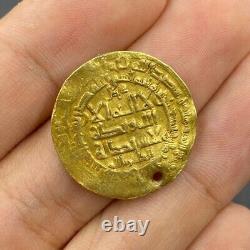 Old Islamic Gold Coin Al-Kamil Muhammad Heavy Dinar 632AH 1235AD