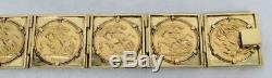 Outstanding 18k Gold Bracelet & 22k British Sovereign Coins