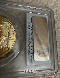 PCGS 2012 First Strike MS70 $50 1 oz OUNCE American Buffalo GOLD COIN. 9999 FINE