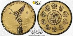 PCGS (GS) 2020-Mo PR70 1 oz. Reverse Proof. 999 fine Gold Libertad México Coin