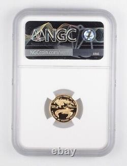 PF70 UCAM 1995-W $5 American Gold Eagle 1/10 Oz. Fine Gold Graded NGC 4948