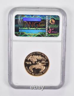 PF70 UCAM 2000-W $25 American Gold Eagle 1/2 Oz. 999 Fine Gold NGC 1919