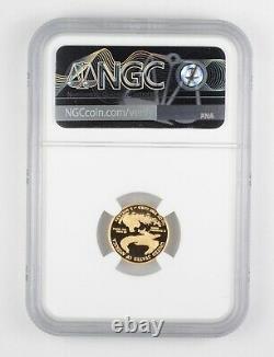 PF70 UCAM 2010-W $5 American Gold Eagle 1/10 Oz Fine Gold Graded NGC 4950