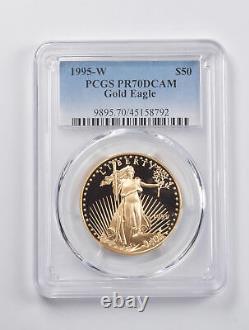 PR70 DCAM 1995-W $50 American Gold Eagle 1 Oz. 999 Fine Gold PCGS 3026