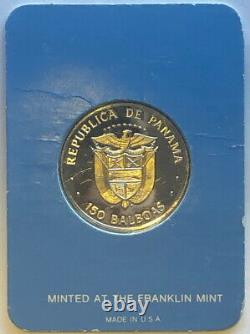 Panama 9.3 Gram Proof, 999 Fine Platinum 150 Balboas-only 13,000 Minted Rare #4