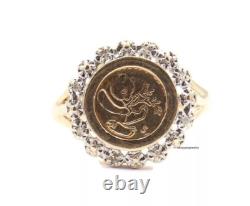 Panda Coin 1. Ct Round Cut Lab Created Diamond Unisex Ring 14K Yellow Gold Plated Panda Coin 1. Ct Round Cut Lab Created Diamond Unisex Ring 14K Yellow Gold Plated