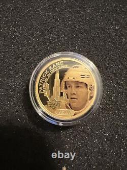 Patrick Kane 2017 Upper Deck Grandeur Gold Coin 1/4oz. 999 Fine Gold 99/100