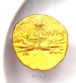 Philip II Gold AV 1/12 Stater Gold Greek Macedon Coin 359 BC. NGC Choice XF (EF)