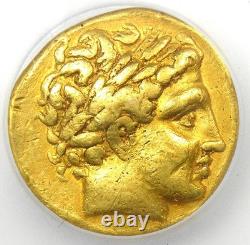 Philip II Gold AV Stater Gold Greek Macedon Coin 345-336 BC Certified ICG VF20 Philip II Gold AV Stater Gold Greek Macedon Coin 345-336 BC Certified ICG VF20