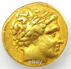 Philip II Gold AV Stater Gold Greek Macedon Coin 345-336 BC Certified ICG VF20 Philip II Gold AV Stater Gold Greek Macedon Coin 345-336 BC Certified ICG VF20