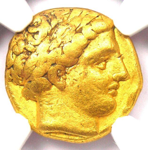 Philip Ii Gold Av Stater Gold Greek Macedon Coin 359 Bc Ngc Choice Fine