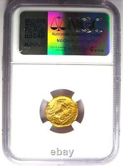 Philip II Gold AV Stater Gold Greek Macedon Coin 359 BC NGC Choice Fine