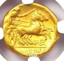 Philip II Gold AV Stater Gold Greek Macedon Coin 359 BC NGC Choice Fine