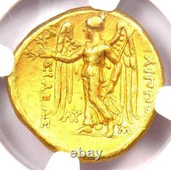 Philip III AV Stater Gold Coin 323-317 BC Certified NGC Choice VF Rare