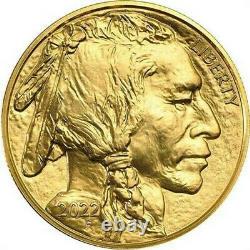 Presale Lot of 20 2022 1 oz. 9999 Fine Gold American Buffalo Coin BU