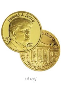 President Trump. 1/4 Oz Gold Coin. 45th President Commemorative. 999 Fine Gold