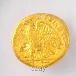 Ptolemy I Gold AV Tetarte Triobol Gold Coin 323 BC Certified NGC Choice Fine Ptolemy I Gold AV Tetarte Triobol Gold Coin 323 BC Certified NGC Choice Fine