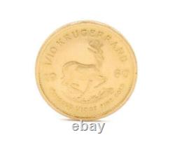 RARE 1980 GOLD 1/10th oz Krugerrand South Africa Fine Gold Free Ship