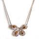 Roberto Coin New 18k White Gold, Yellow Gold Diamond Butterfly Pendant Necklace