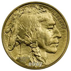 Random Date 1 oz. 9999 Fine Gold American Buffalo $50 Brilliant Uncirculated