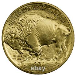 Random Date 1 oz. 9999 Fine Gold American Buffalo $50 Brilliant Uncirculated